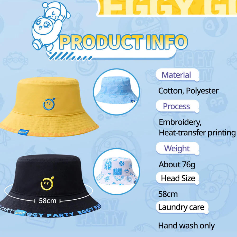 Eggy Party - Double Sided Bucket Hat - Image 9