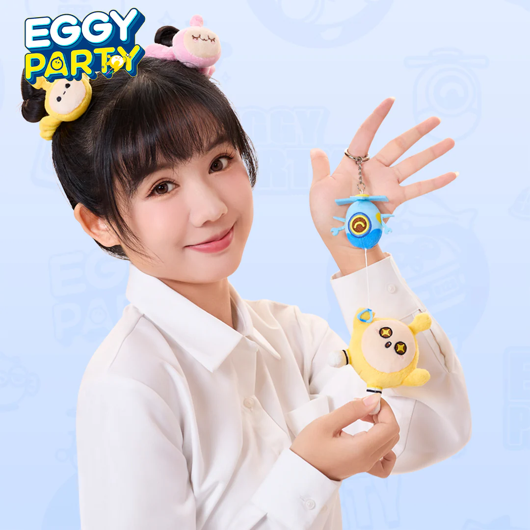 Eggy Party - Pull Reel Plushie Keychain - Image 5