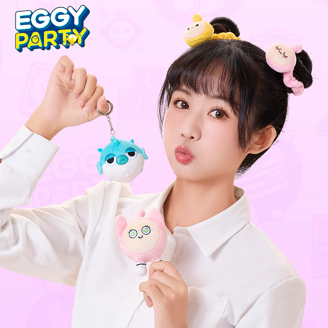 Eggy Party - Pull Reel Plushie Keychain - Image 6