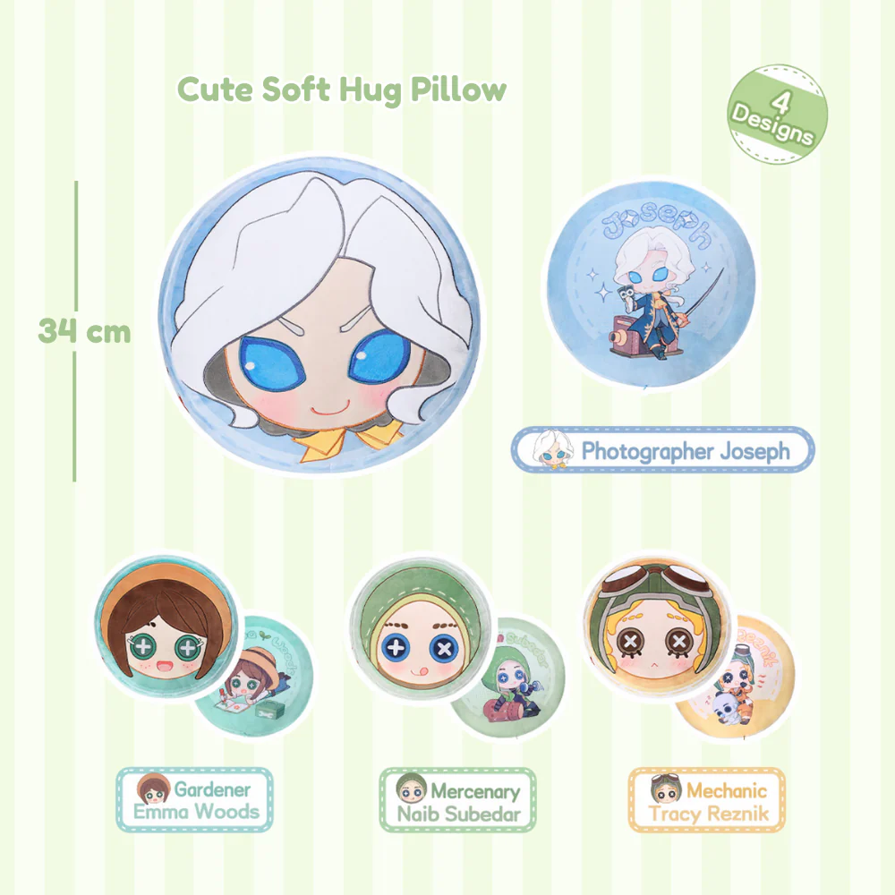 Identity V - Home Series 1st Release Chibi Character Round Pillow - Image 7