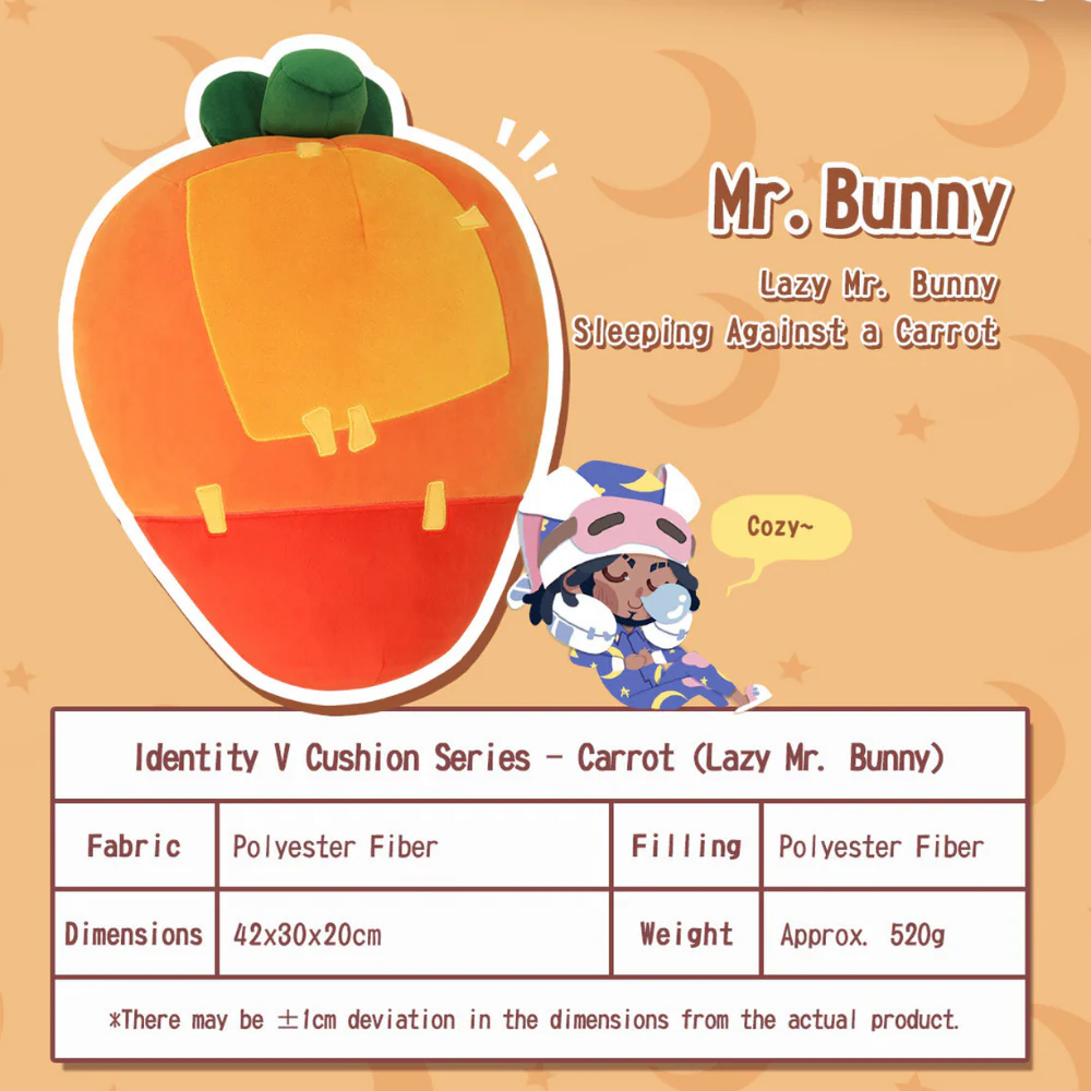 Identity V - Cushion Series Carrot (Lazy Mr. Bunny) - Image 7