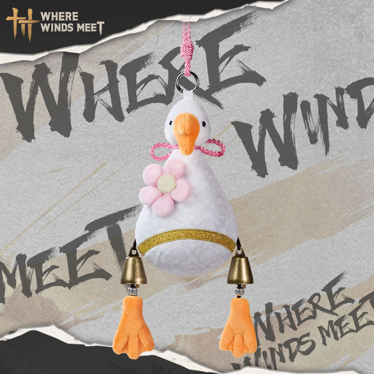Where Winds Meet - Paddling Goose Bag Charm - Image 5